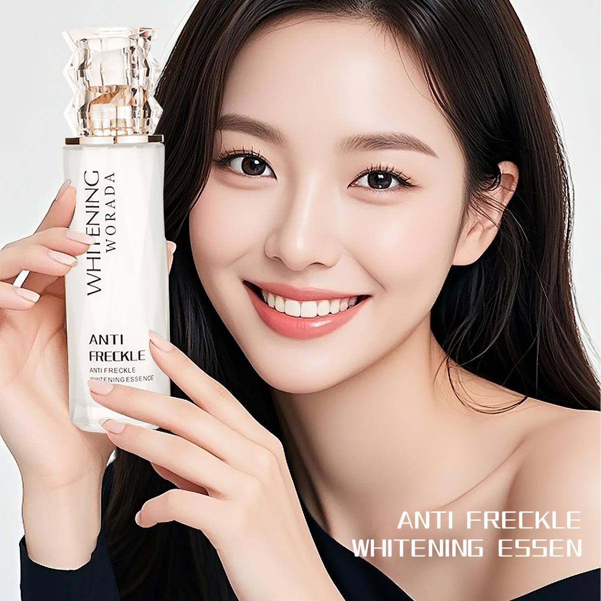 WORADA Anti Freckle Whitening Essence 120ML - Brightens Skin Tone, Hydrates, Calms Acne, for All Skin Types - Radiant & Flawless - Pack