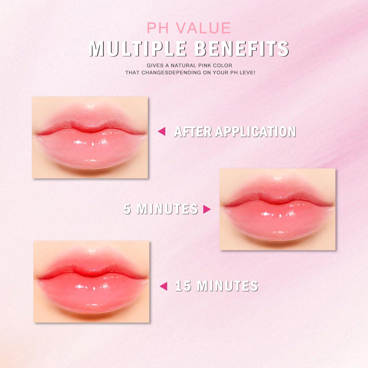 [FDA Approved] WORADA Magic change color Lip Oil Long Lasting Smooth Lightweight Moisturizing Shine Shimmer Plumping Tint Care 8.5ml Cosmetic Gloss Lipgloss Glossy Lipstick Lip Care Makeup Moisturizer Hydrate Matte Moisture Pack kay gandaserum lips Brush