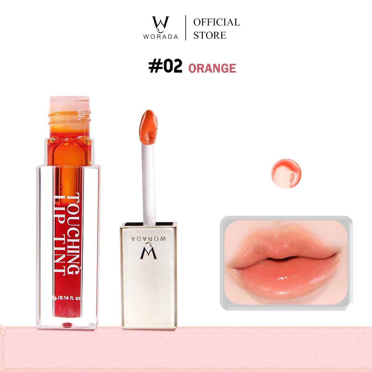 [FDA Approved]  Worada Touching Long Lasting,Refreshing  Moisturizing  Non sticky waterproof Lip Tint 0.14 fl oz Color Makeup Cosmetic Hydrate Moisturizer Moisturizer Gloss Lipgloss Flawless Lipstick liptint ni perlas noon Moisture Glossy Lip Care magenta