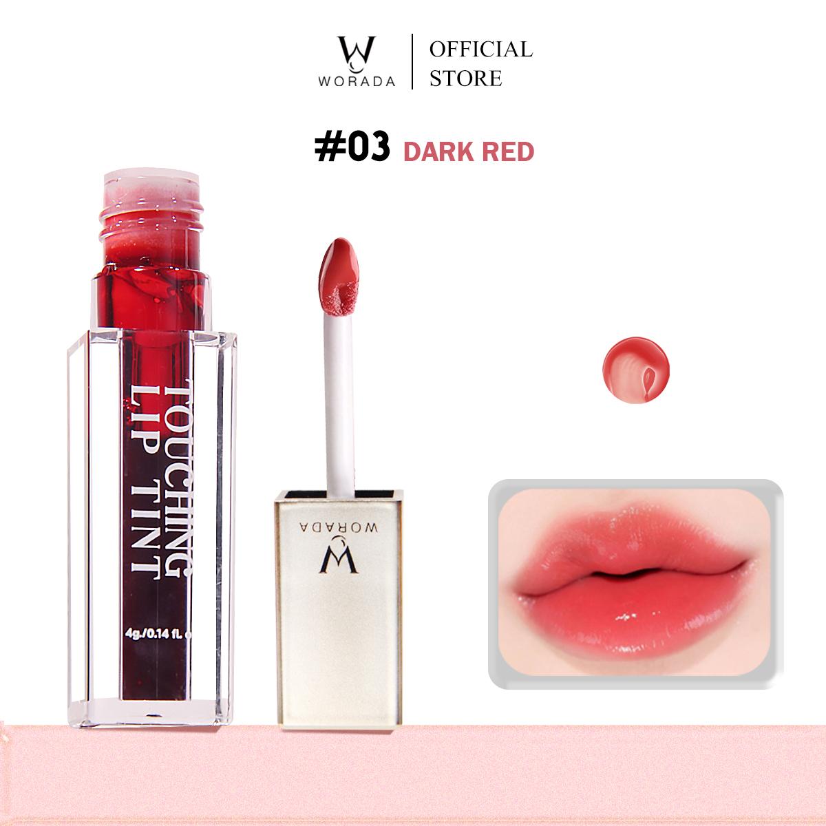 [FDA Approved]  Worada Touching Long Lasting,Refreshing  Moisturizing  Non sticky waterproof Lip Tint 0.14 fl oz Color Makeup Cosmetic Hydrate Moisturizer Moisturizer Gloss Lipgloss Flawless Lipstick liptint ni perlas noon Moisture Glossy Lip Care magenta