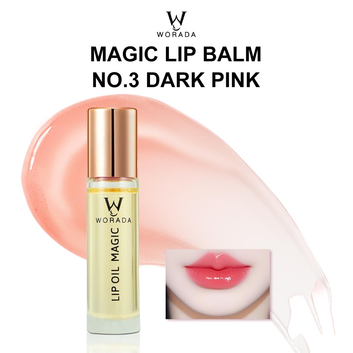 [FDA Approved] WORADA Magic change color Lip Oil Long Lasting Smooth Lightweight Moisturizing Shine Shimmer Plumping Tint Care 8.5ml Cosmetic Gloss Lipgloss Glossy Lipstick Lip Care Makeup Moisturizer Hydrate Matte Moisture Pack kay gandaserum lips Brush