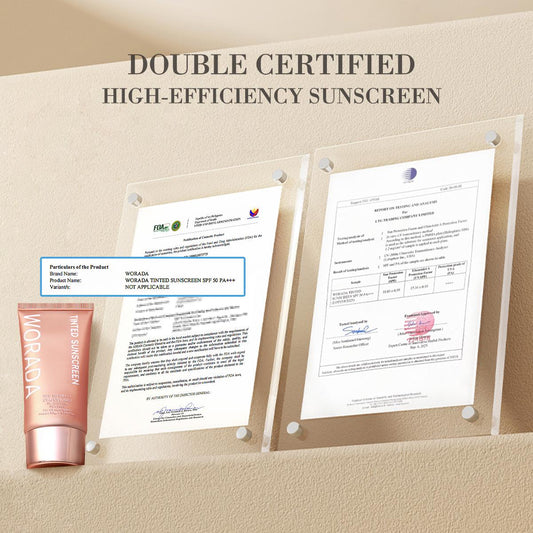 [FDA Approval] BUY 1 TAKE 2 Sunscreen Sunblock Tinted sunscreen + Portable Upgraded Sunscreen + whitening sunscreen SPF60 PA++++ Sunscreen Set Whitening, moisturizing, concealing, brightening Outdoor essentials Facial Hydrate UV protection Moisturize