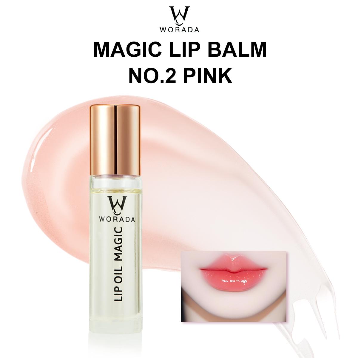 [FDA Approved] WORADA Magic change color Lip Oil Long Lasting Smooth Lightweight Moisturizing Shine Shimmer Plumping Tint Care 8.5ml Cosmetic Gloss Lipgloss Glossy Lipstick Lip Care Makeup Moisturizer Hydrate Matte Moisture Pack kay gandaserum lips Brush