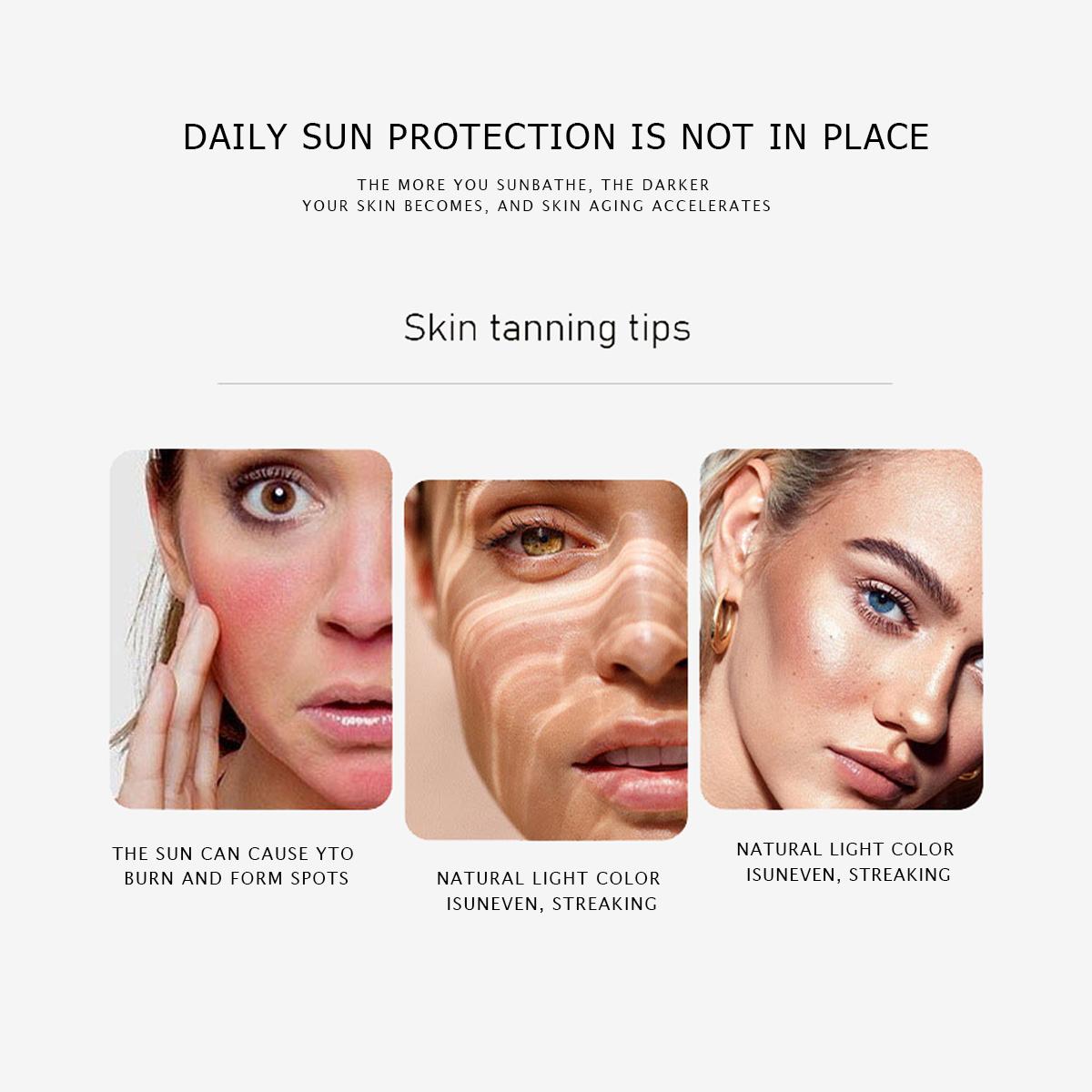 [Something Extra] WORADA SPF60 Sunscreen | 3 Pcs + Free Bonus Product | Lightweight Long-Lasting UV Protection | Portable Facial Sunscreen Easy Reapplication SPF60 PA+++