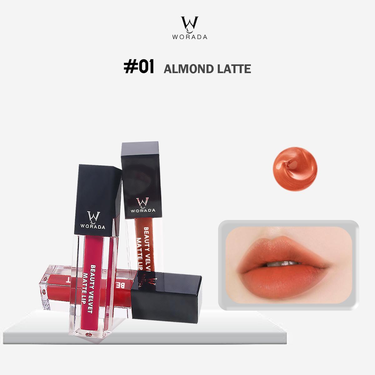 Worada Beauty Velvet Lip Matte Waterproof Long Lasting Smudge Proof Matte 3 Color Limited Edition Cosmetic Lipgloss Lipstick Makeup Lip Care Glossy Grwm Liptint Happy Skin Jelly