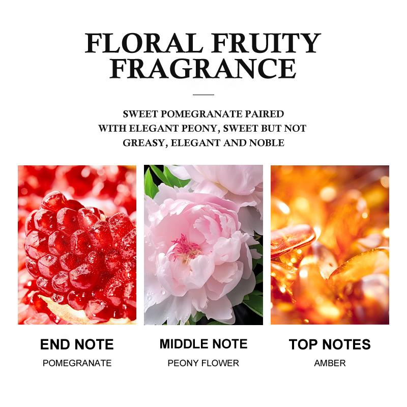 【FDA Approved】WORADA  Crystal Perfume Women's Love Fragrance Long Lasting Sweet Perfume Floral Fruity Lasting Fragrance 50ml  Fragrance Mist Perfume