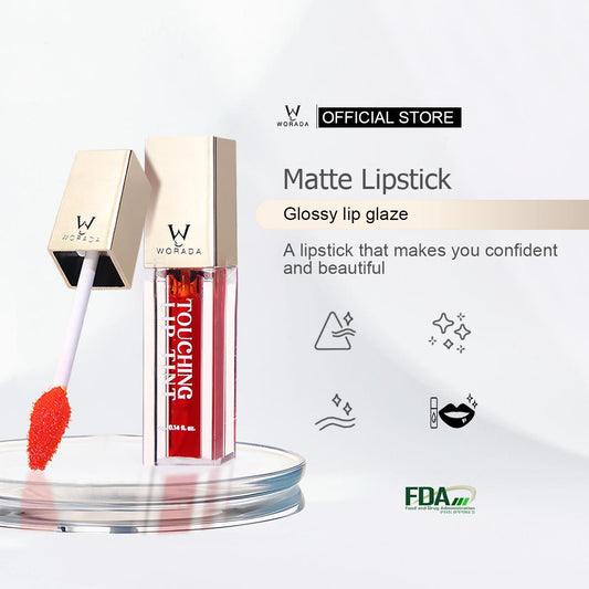 [FDA Approved]  Worada Touching Long Lasting,Refreshing  Moisturizing  Non sticky waterproof Lip Tint 0.14 fl oz Color Makeup Cosmetic Hydrate Moisturizer Moisturizer Gloss Lipgloss Flawless Lipstick liptint ni perlas noon Moisture Glossy Lip Care magenta