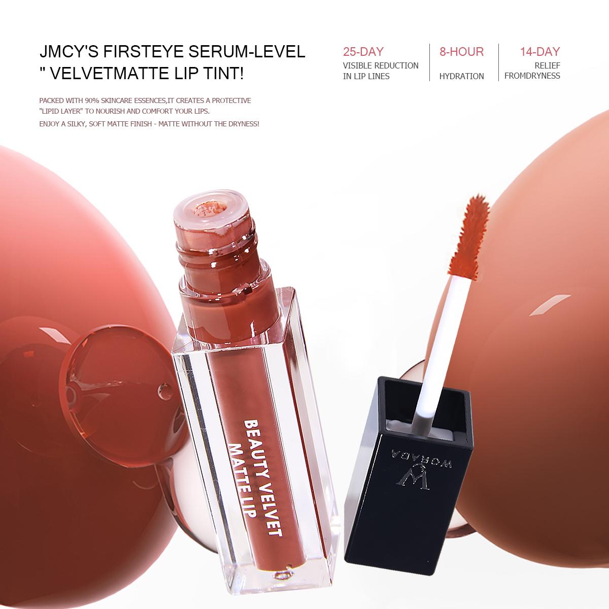 Worada Beauty Velvet Lip Matte Waterproof Long Lasting Smudge Proof Matte 3 Color Limited Edition Cosmetic Lipgloss Lipstick Makeup Lip Care Glossy Grwm Liptint Happy Skin Jelly