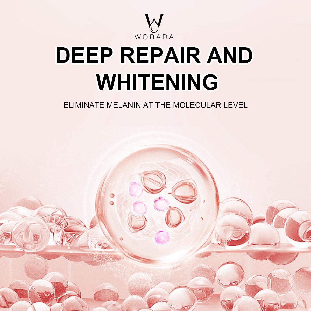 WORADA Sakura 5X Ceramide Underarm Brightening Cream Body Lotion Pearl Moisturizer 30g Skin Care Body Care - Comfort and Skin Repair Hydrating Whitening Cherry Blossom Evening Gel Smooth Moisture Storage Radiant Glutathione