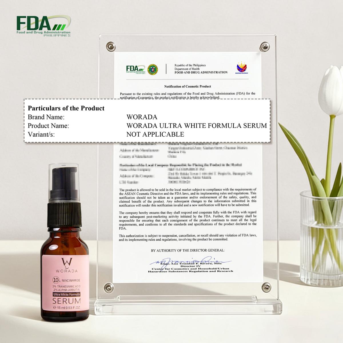 【FDA Approval】WORADA 10% Niacinamide Brightening Serum, revive serum，barrier care luxury，Public，Whitening Face Essence for Acne Marks and Dark Spots,, Whitening moisturizing Fast Redness Relief, Barrier Repair, Deep Hydration Glow Skin, All Skin Types