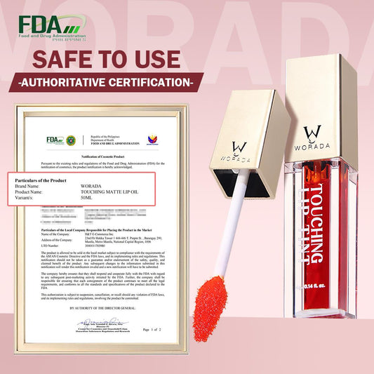 [FDA Approved]  Worada Touching Long Lasting,Refreshing  Moisturizing  Non sticky waterproof Lip Tint 0.14 fl oz Color Makeup Cosmetic Hydrate Moisturizer Moisturizer Gloss Lipgloss Flawless Lipstick liptint ni perlas noon Moisture Glossy Lip Care magenta