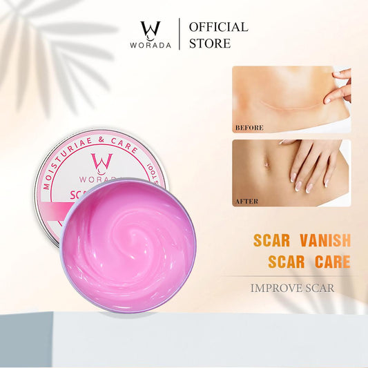 WORADA SCAR VANISH Gream with Collagen at Vitamin Scar Removal Cream 50g for Skin Repair at Comfort-Good for All Skin Types,Pimple Marks,at Dark Areas-Lotions,Moisturizer Stretchmarsk,Dark,Areas,Pimple Marks-good