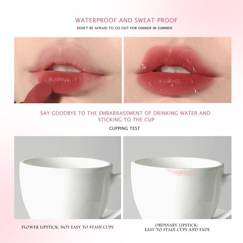 [FDA Approved]  Worada Beauty Velvet Lip Matte Waterproof Long Lasring Smudge Proof Matte 3 Color Limited edition Cosmetic Lipgloss Lipstick Makeup Lip Care Glossy grwm lip tint happy skin  jelly  orange