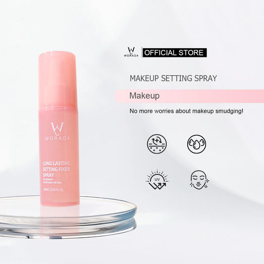 WORADA Makeup Setting Spray Water Lotion 12 Hours Long Lasting Oil Control Makeup Fixer Spray Set Moisturizing The Skin Matte Brightening Tone Up All Skin 100ml Radiant Cosmetic Moisturizer Moisture Hydrate
