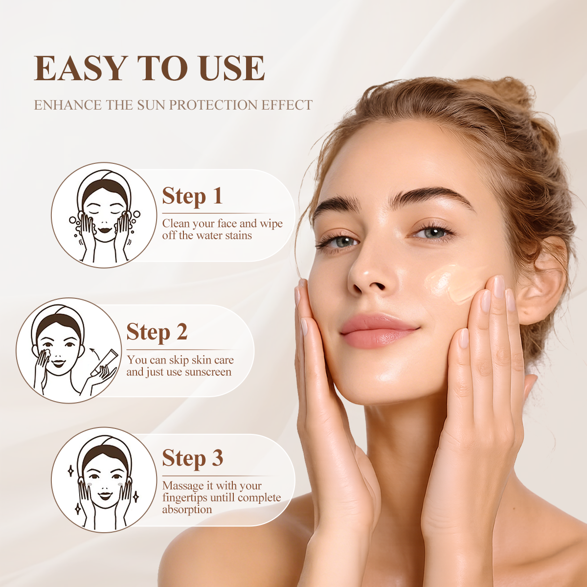 [FDA Approved] WORADA Tinted Sunscreen SPF50+++