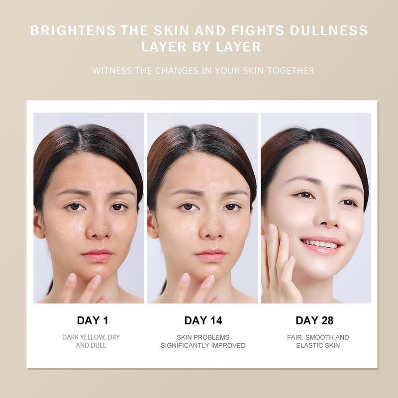 WORADA 4D-HA HYALURONIC ACID Nicotinamide WHITENING ESSENCE LIQUID 50ML | Moist and Smooth Skin | Enhanced Skin Radiance Serums Skincare Skin Repair Comfort Moisturizer Moisturize Pack Radiant Hydrating Brightening Moisture Daily Hydrate