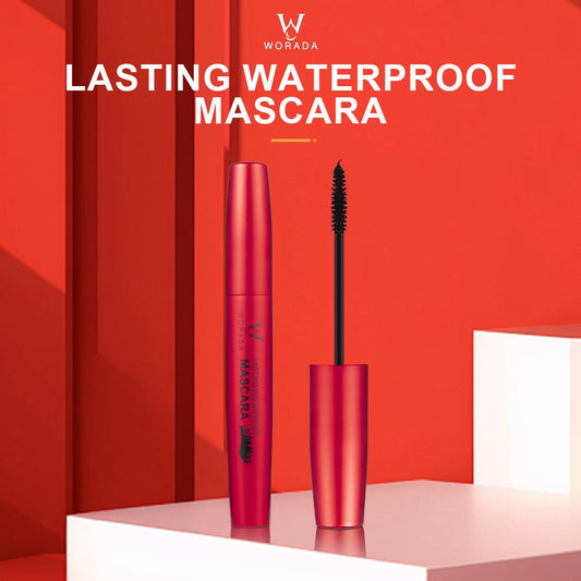 WORADA Lasting Waterproof Long Lasting Mascara Volumizing Curling Lengthening Smudgeproof Fresh Natural Lashes Makeup