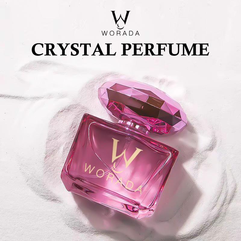 【FDA Approved】WORADA  Crystal Perfume Women's Love Fragrance Long Lasting Sweet Perfume Floral Fruity Lasting Fragrance 50ml  Fragrance Mist Perfume