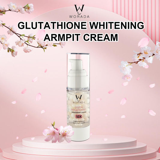 WORADA Sakura 5X Ceramide Underarm Brightening Cream Body Lotion Pearl Moisturizer 30g Skin Care Body Care - Comfort and Skin Repair Hydrating Whitening Cherry Blossom Evening Gel Smooth Moisture Storage Radiant Glutathione