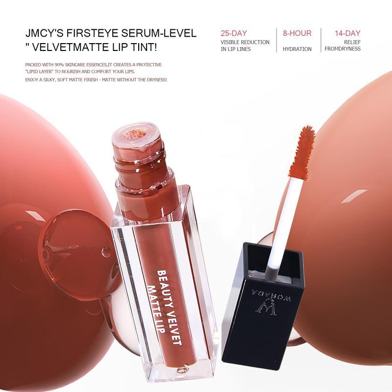 [FDA Approved] Buy 1 take 1 Worada Beauty Velvet Lip Matte WaterproofLong Lasring Smudge Proof Matte 3 Color Limited editionCosmetic Lipgloss Lipstick Makeup Lip Care Glossy grwm liptint happy skin jelly water tint