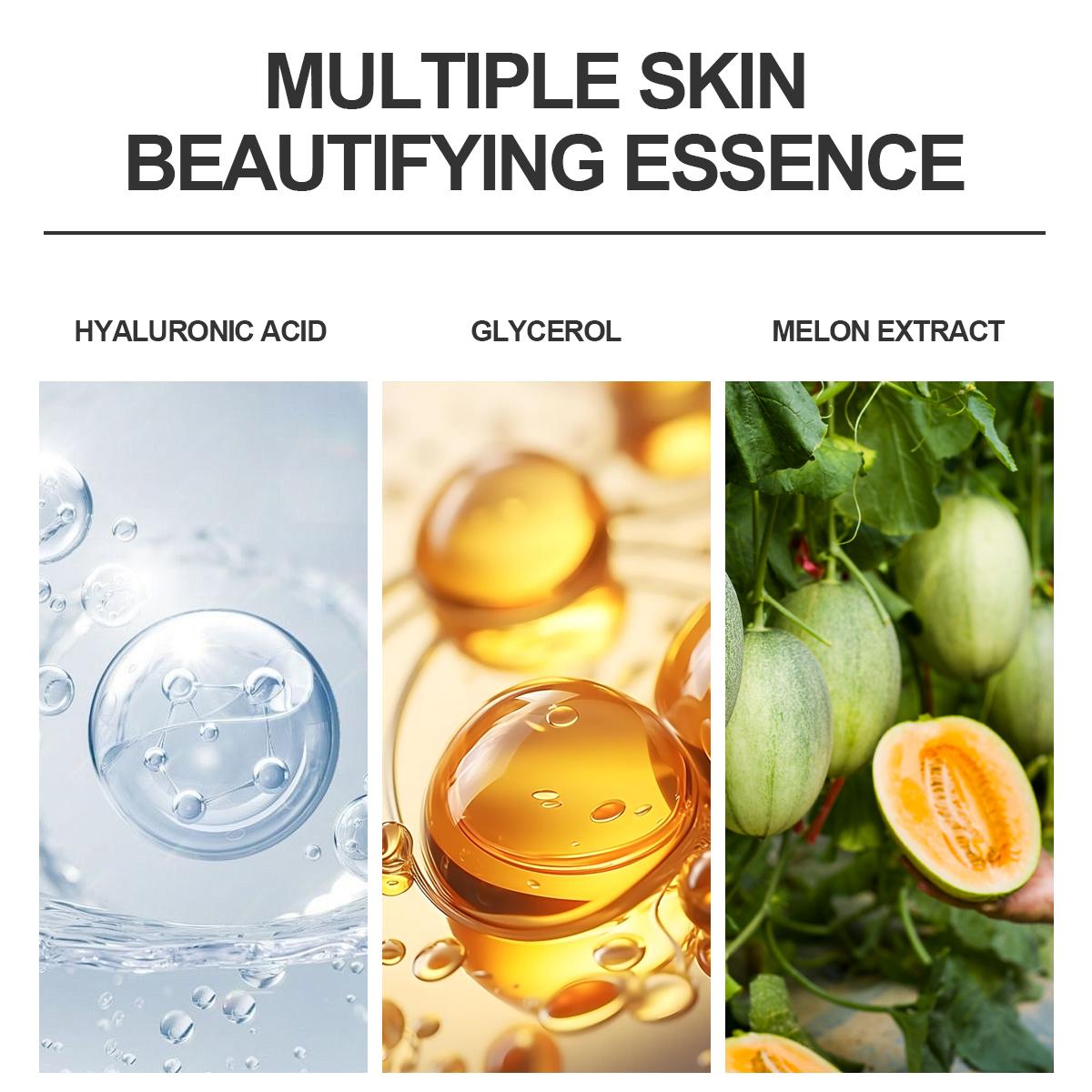 WORADA 10X Whitening Bleaching Whipped Melon Body Scrub 200g Exfoliating Gel Whitening Skin Cleaning Bath For All Skin Type (Niacinamide + Glutahione Cucumis melo extract) Body Care Skin Repair Skin Care Hydrating Moisturize Moisturizer Moisture Cleanser