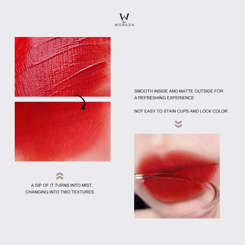 [FDA Approved] Buy 1 take 1 Worada Beauty Velvet Lip Matte WaterproofLong Lasring Smudge Proof Matte 3 Color Limited editionCosmetic Lipgloss Lipstick Makeup Lip Care Glossy grwm liptint happy skin jelly water tint