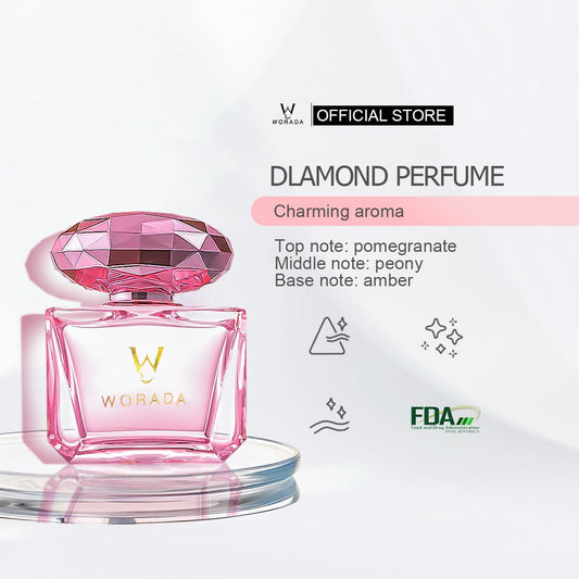 【FDA Approved】WORADA  Crystal Perfume Women's Love Fragrance Long Lasting Sweet Perfume Floral Fruity Lasting Fragrance 50ml  Fragrance Mist Perfume