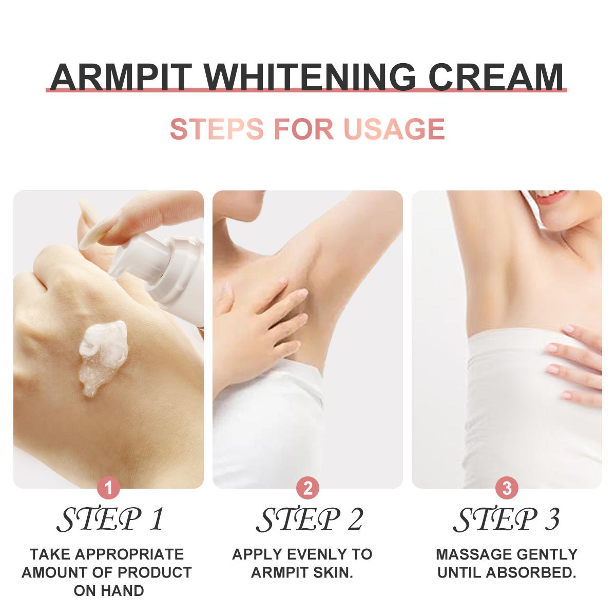 WORADA Sakura 5X Ceramide Underarm Brightening Cream Body Lotion Pearl Moisturizer 30g Skin Care Body Care - Comfort and Skin Repair Hydrating Whitening Cherry Blossom Evening Gel Smooth Moisture Storage Radiant Glutathione