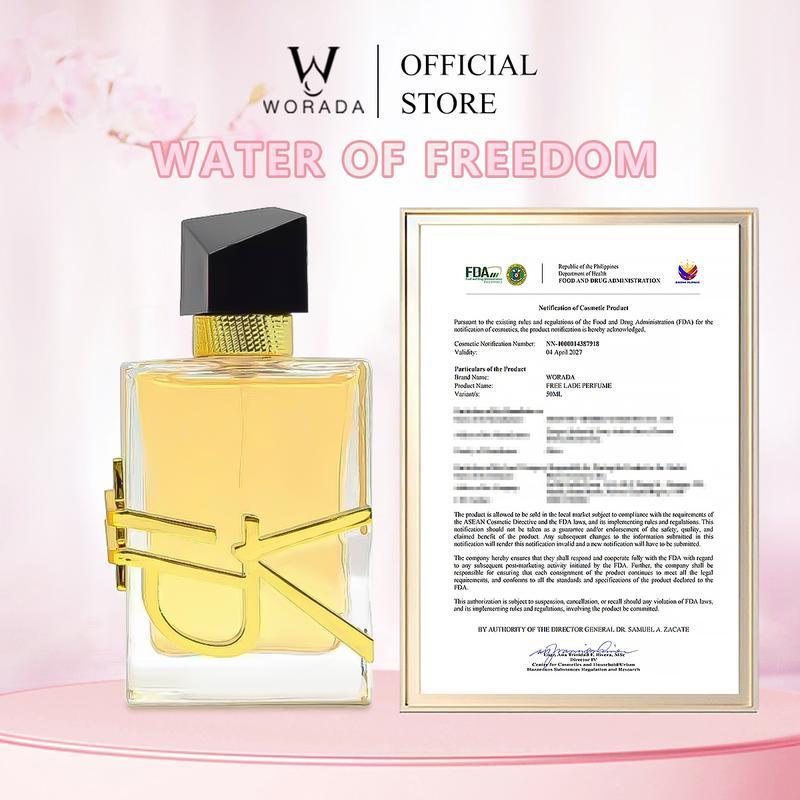 【FDA Approved】WORADA Free Lade Perfume Women's Love Fragrance Long Lasting Sweet Perfume Floral Fruity Lasting Fragrance Mist Perfume amor psyche perfume