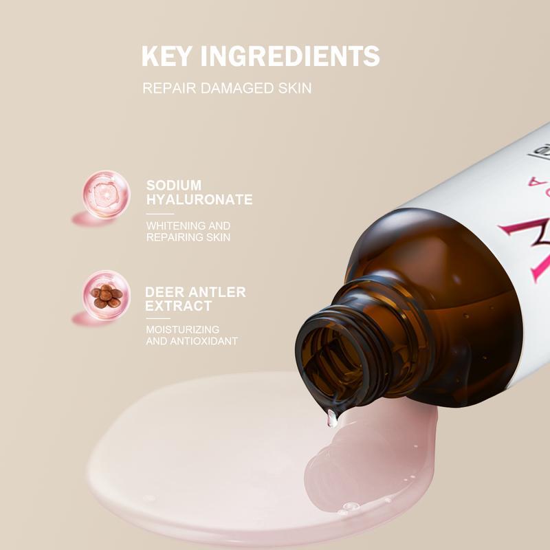 WORADA 4D-HA HYALURONIC ACID Nicotinamide WHITENING ESSENCE LIQUID 50ML | Moist and Smooth Skin | Enhanced Skin Radiance Serums Skincare Skin Repair Comfort Moisturizer Moisturize Pack Radiant Hydrating Brightening Moisture Daily Hydrate