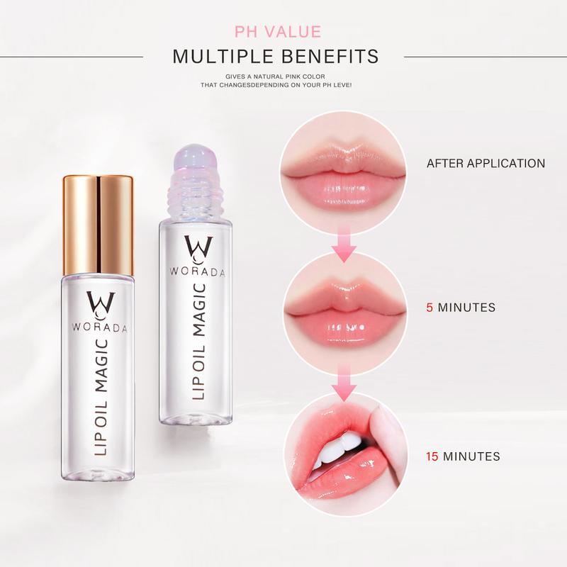 [FDA Approved] Buy 1 Get 1 Free Magic Color Changing Lip Oil Long-Lasting Smooth Lightweight Moisturizing Shiny Shimmer Plumping Tint Treatment 8.5ml Cosmetics Glossy Lip Gloss Glossy Lipstick Lip Care Makeup Moisturizer Moisturizing Matte Moisturizing