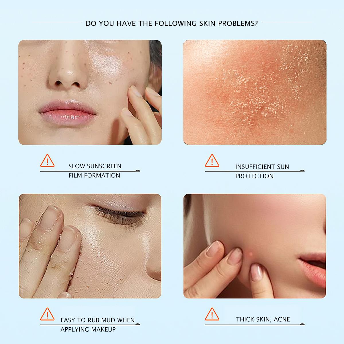 Worada SPF60+++ Sunscreen Sunblock Whitening Cream - Waterproof Long Lasting Face Body Skin 50ml All Skin Types SPF60 3IN1 Sun Protection Moisturizer Make-Up Primer - Hydrate, Moisture