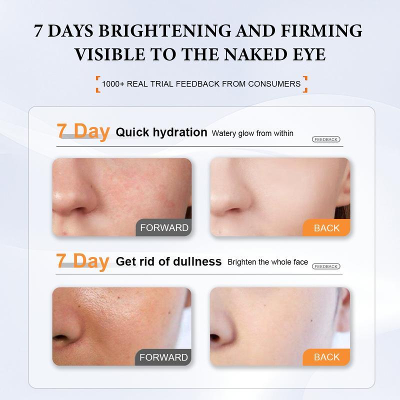 [FDA Approved]WORADA Whitening Rejuvenating Set UVPlus Brightening Repairing Suitable For All Skin Type VitaminC foam cleanser/Vitamin C toner/Hyaluronic acid essence/SPF60 sunscreen Skin Repair Moisturizer Kit Soothing Cleansing Hydrating Moisture