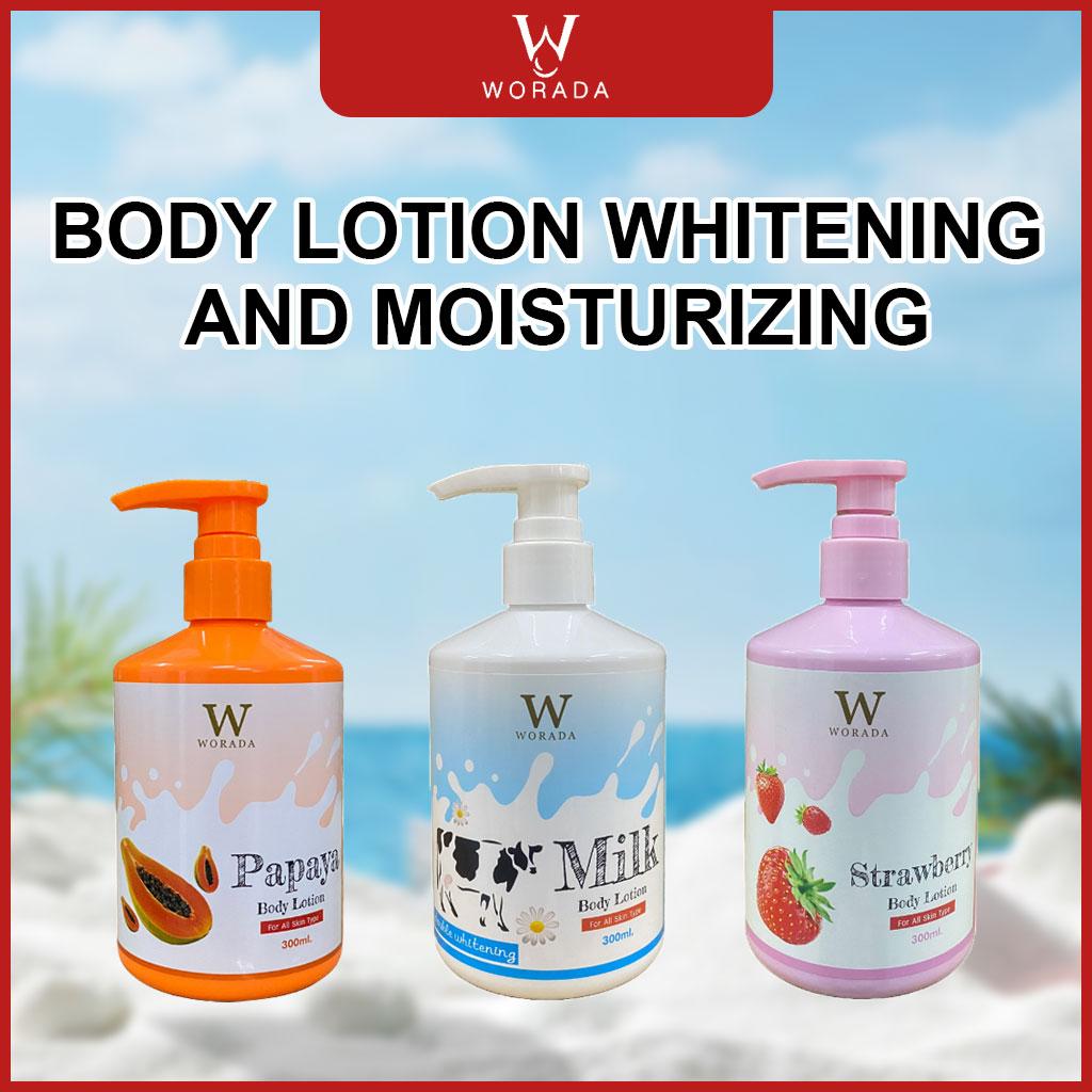 [FDA Approved] WORADA Sunscreen SPF60 PA+++ Sunblock Whitening Cream 50g And Whitening Lotion Gluta Acid Body Care Hydrating 300ml Skincare Pack Moisturizer Comfort Skin Repair Moisture Cosmetic Hyaluronic