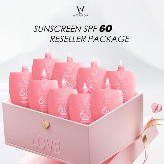 【FDA approval】Worada Sunscreen SPF60 PA+++ Wholesale Link Reseller Bundle Package 24pcs/box 48pcs/box 96pcs/box Facial Skincare UV Whitening Comfort Skin Repair Hydrate Moisturizer Hydrating Soothing Moisture