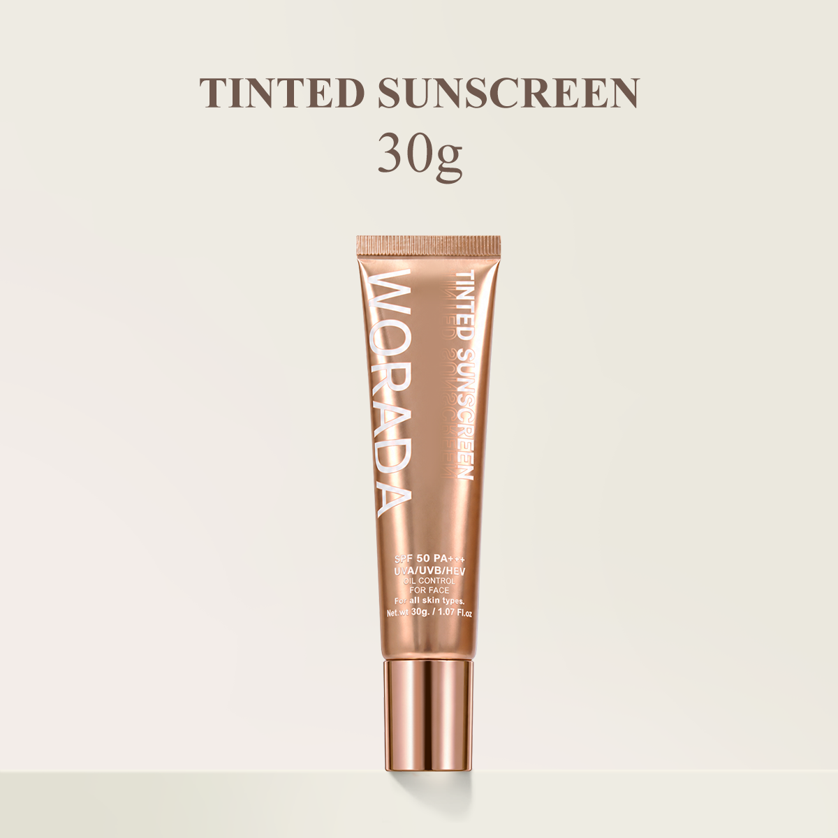 [FDA Approved] WORADA Tinted Sunscreen SPF50+++